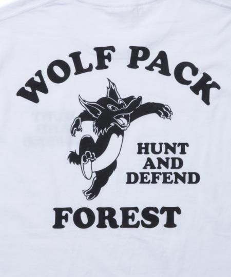 ROTTWEILER (ロットワイラー) HUNTandDEFEND Tee (プリントTシャツ) WHITE