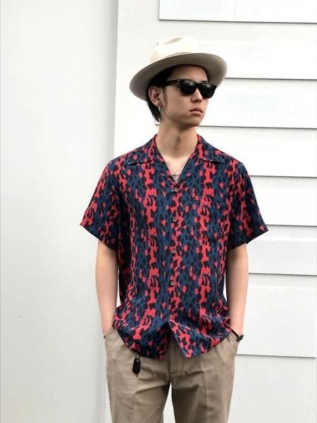 WACKO MARIA (ワコマリア) LEOPARD HAWAIIAN SHIRT (レオパードアロハ ...