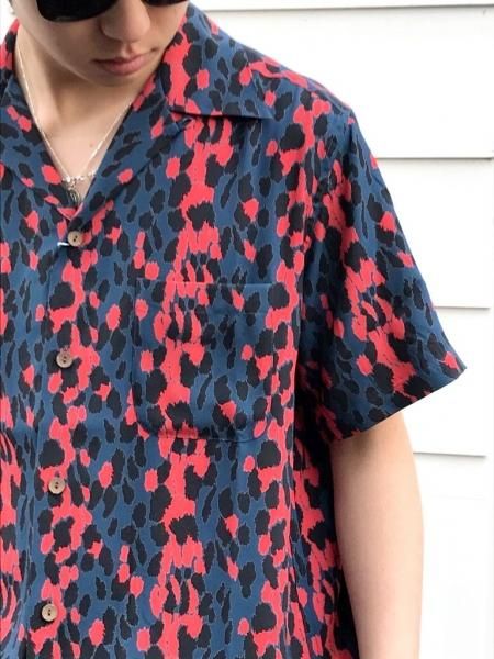 WACKO MARIA ワコマリア LEOPARD HAWAIIAN SHIRT