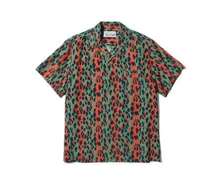 フラワープリント WACKO MARIA (ワコマリア) HAWAIIAN SHIRTレオパード