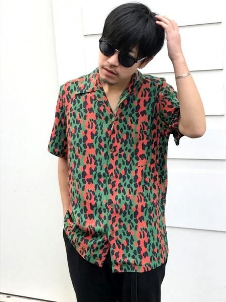 WACKO MARIA (ワコマリア) HAWAIIAN SHIRTレオパード柄-