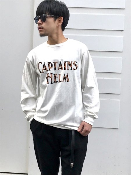 CAPTAINS HELM (キャプテンズヘルム) #LEOPARD L/S TEE(レオパードロゴ 