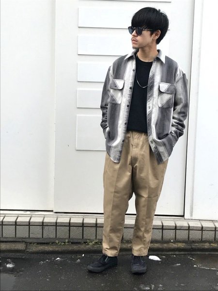 COOTIE (クーティー) Familia 2 Tuck Trousers (タックトラウザー) Beige