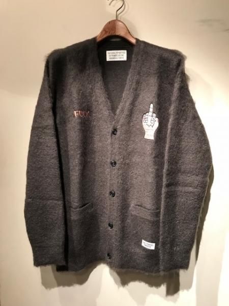 トップス新品 wacko maria Mohair Cardigan Type4 モヘア - カーディガン