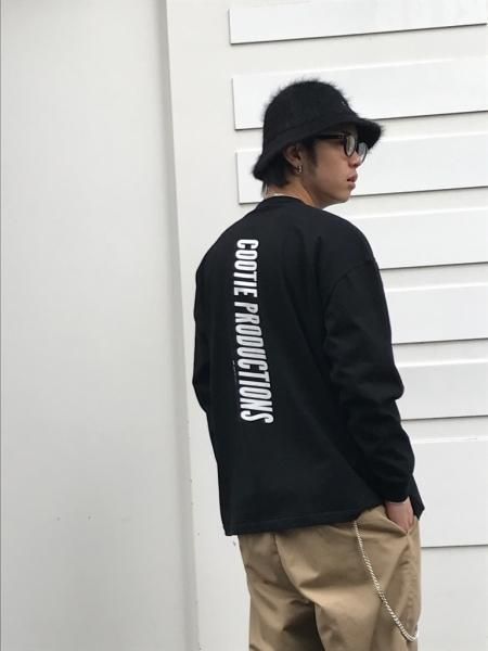 COOTIE (クーティー) Familia Print L/S Tee-1 (LOGO) (プリント
