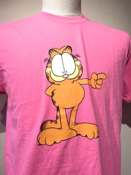 【残り1点】TONY TAIZSUN (トニータイズサン) GARFIELD SS TEE (ガ―フィールドプリント半袖TEE) PINK