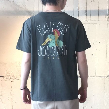 BANKS (バンクス) CLUB TEE SHIRT(クラブTシャツ) BLACK
