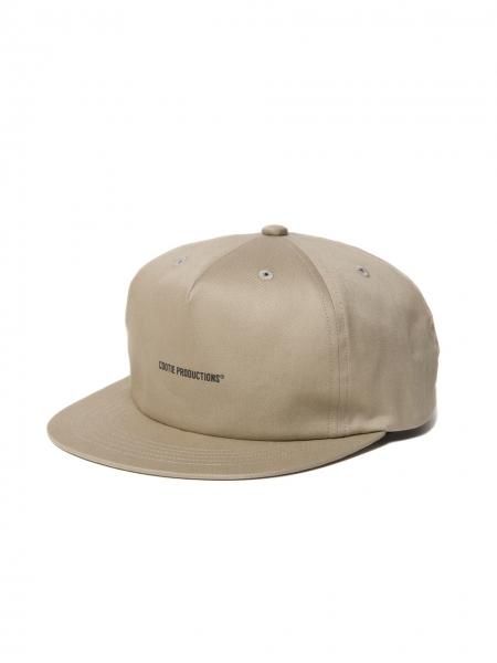 COOTIE (クーティー) Twill 5 Panel Cap (パネルキャップ) Beige
