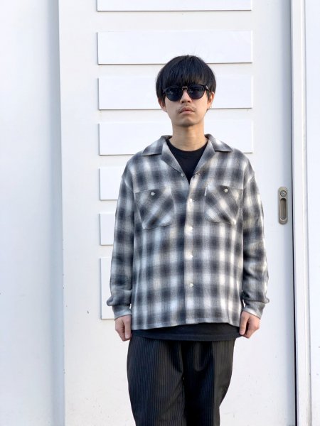 COOTIE Ombre Check  クーティー オンブレチェックシャツ
