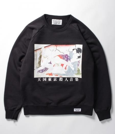 WACKO MARIA (ワコマリア) WASHED HEAVY WEIGHT CREW NECK SWEAT SHIRT