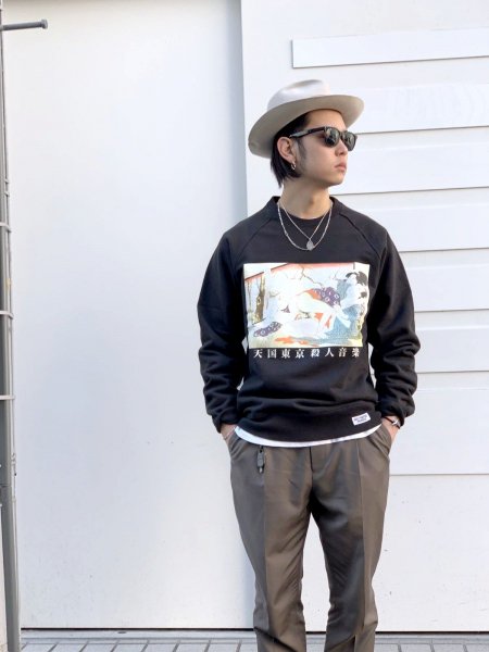 WACKO MARIA (ワコマリア) WASHED HEAVY WEIGHT CREW NECK SWEAT SHIRT