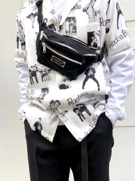 WACKO MARIA (ワコマリア) WASHED CANVAS WAIST BAG (ウォッシュ WACKO MARIA (ワコマリア) WASHED CANVAS WAIST BAG (ウォッシュ