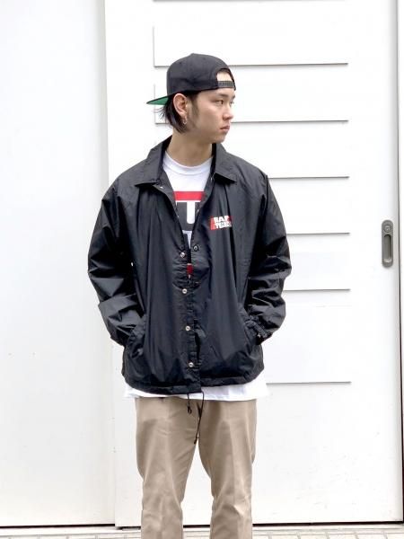 RAPTEES(ラップティーズ) RAP TEES LOGO COACH JACKET (ラップティーズ