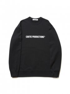 COOTIE (ƥ)  Print Crewneck Sweatshirt (COOTIE LOGO) (ץȥ롼ͥåå) Black