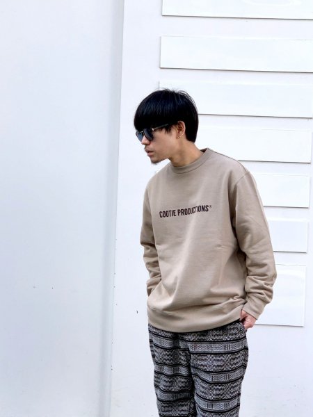 COOTIE (クーティー) Print Crewneck Sweatshirt (COOTIE LOGO