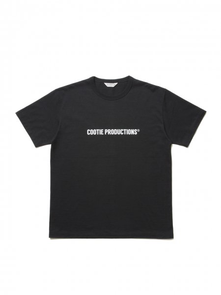 COOTIE (クーティー) Print S/S Tee (COOTIE LOGO) (プリント半袖Tee) Black