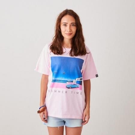 EVENFLOW(イーブンフロー) EVENFLOW×永井 博 SUMMER TEE (永井 EVENFLOW(イーブンフロー) EVENFLOW×永井 博 SUMMER TEE (永井