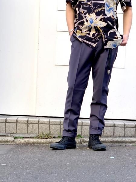 WACKO MARIA PLEATED TROUSERS  パープル