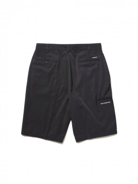 COOTIE (クーティー) N/C Twill X Wide Shorts (Xワイドショーツ) Black