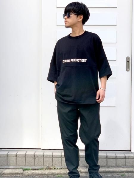 56cm身幅22SS COOTIE クーティー スーピマ オーバーサイズ 半袖Tシャツ M