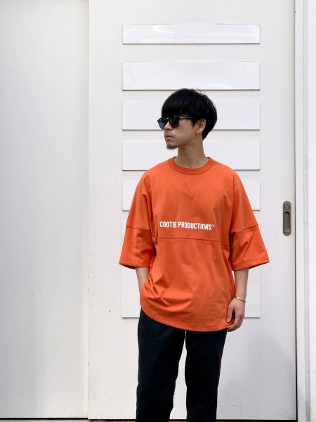 COOTIE (クーティー) Football Oversized S/S Tee (フットボール