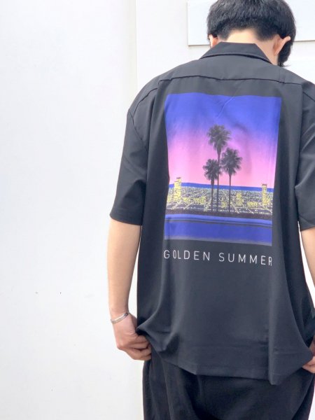 EVENFLOW(イーブンフロー) EVENFLOW×永井 博 SUMMER SHIRTS (永井 博