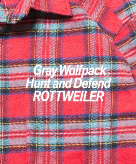 ROTTWEILER (ロットワイラー)Check Regular Collar LS Shirt (チェック 