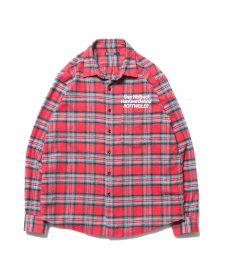 ROTTWEILER (åȥ磻顼)Check Regular Collar LS Shirt (åͥ륷) RED
