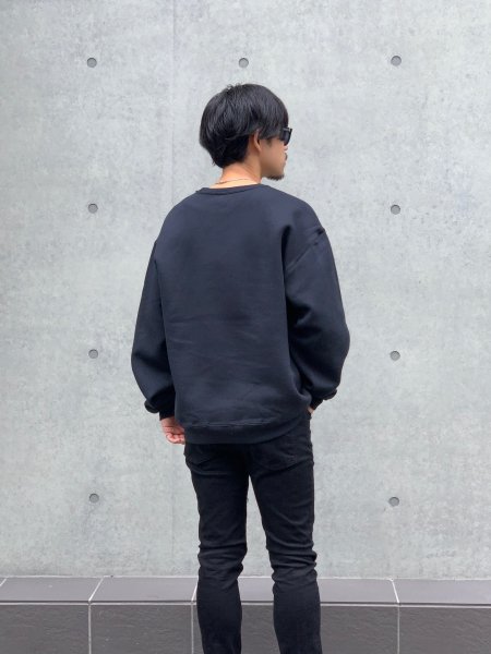 ROTTWEILER (ロットワイラー)Logo Sweater(クルーネックスウェット) BLACK