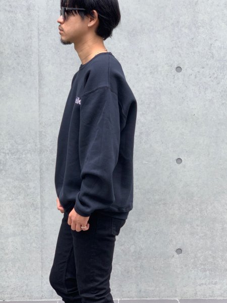 ROTTWEILER (ロットワイラー)Logo Sweater(クルーネックスウェット) BLACK