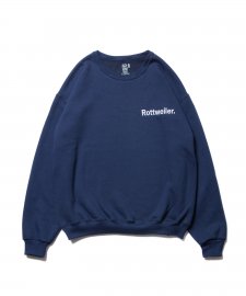 ROTTWEILER (åȥ磻顼)Logo Sweater(롼ͥåå) NAVY