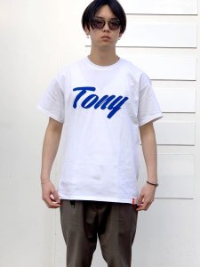 TONY TAIZSUN (トニータイズサン) TONY LOGO TEE (プリント半袖TEE) BLACK