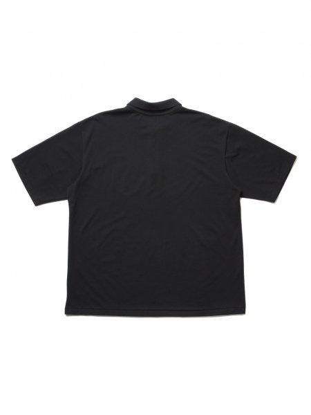 COOTIE (クーティー) Seed Stitch Skipper S/S Tee (ポロTee) Black