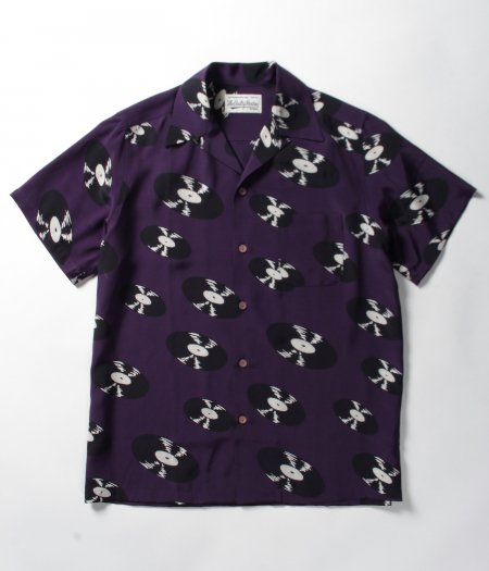 WACKO MARIA (ワコマリア) HAWAIIAN SHIRT S/S (TYPE-5) (アロハ半袖シャツ) PURPLE