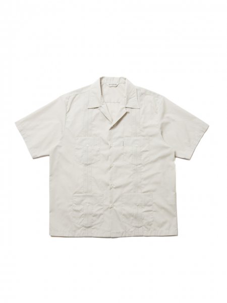 COOTIE (クーティー) Cuba S/S Shirt (キューバ半袖シャツ) Beige