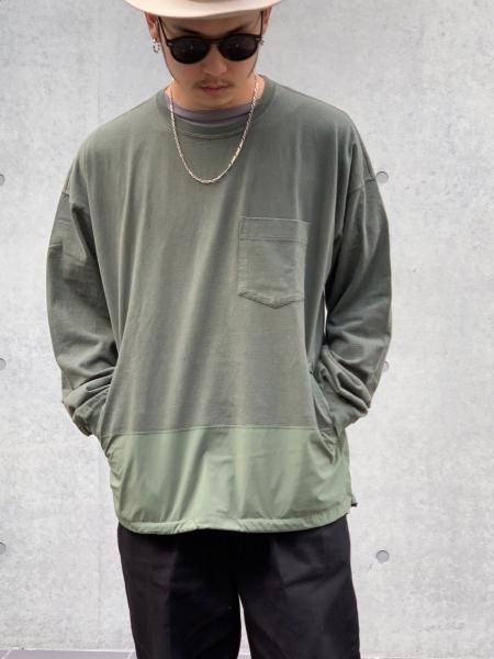 REMIRELIEF レミレリーフ ブリーフィング コラボ 長袖カットソー L REMI RELIEF (レミレリーフ) ×BRIEFING L/Sカットソー1