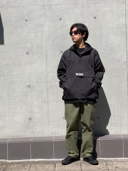 WAX (ワックス) WAX anorak parka (アノラックパーカー) BLACK