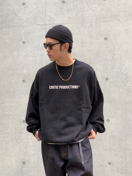 COOTIE (クーティー) Embroidery Crewneck Sweatshirt (COOTIE LOGO