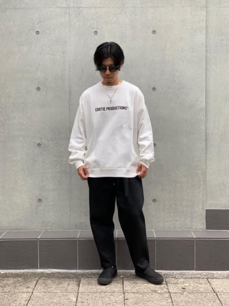 COOTIE (クーティー) Embroidery Crewneck Sweatshirt (COOTIE LOGO ...