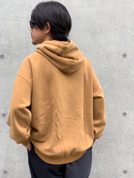 REMI RELIEF (レミレリーフ) T/C裏起毛スウェットパーカ MUSTARD