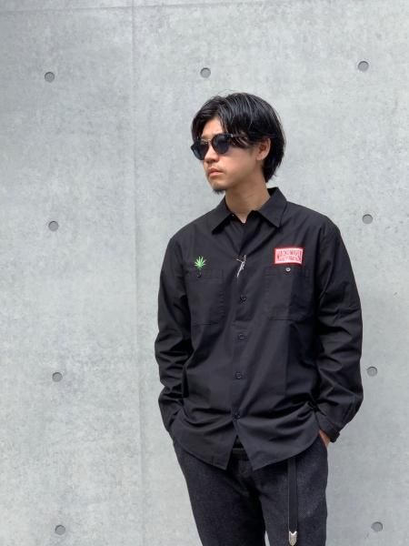 WACKO MARIA (ワコマリア) WORK SHIRT (ワークシャツ) BLACK