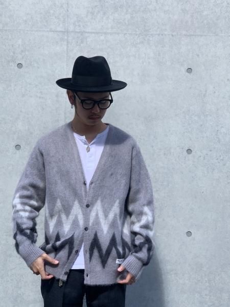 WACKO MARIA (ワコマリア) ZIGZAG MOHAIR CARDIGAN (モヘア 