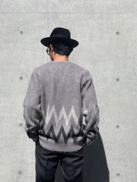 WACKO MARIA (ワコマリア) ZIGZAG MOHAIR CARDIGAN (モヘア