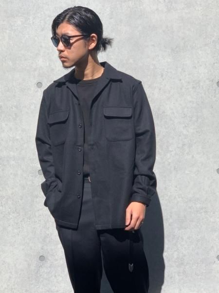 WACKO MARIA (ワコマリア) WOOL OPEN COLLAR SHIRT(ウールオープン