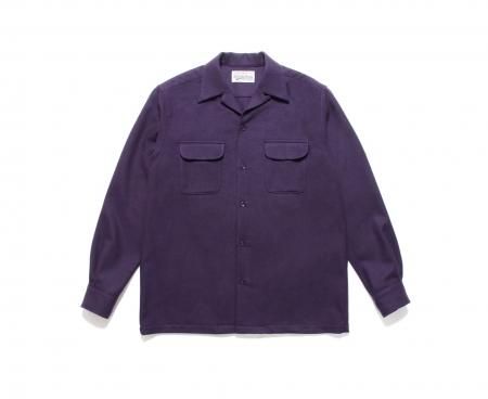 WACKO MARIA (ワコマリア) WOOL OPEN COLLAR SHIRT(ウールオープン