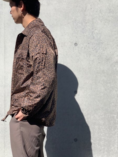 WAX (ワックス) Leopard yacke (レオパードヤッケ) BROWN