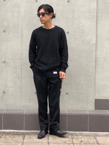 WACKOMARIA × MINEDENIMCrew Neck ThermalサイズS約 - ニット/セーター