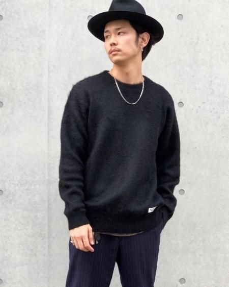 WACKO MARIA (ワコマリア) MOHAIR CREW NECK SWEATER (モヘアクルー 