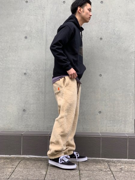 TONY TAIZSUN (トニータイズサン) REDWOOD PANTS (ボアフリースパンツ) NATURAL