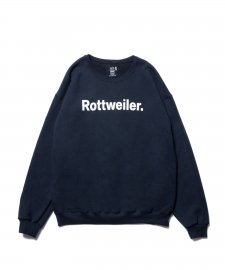 ROTTWEILER (åȥ磻顼) RW Sweater(롼ͥåå) BLACK